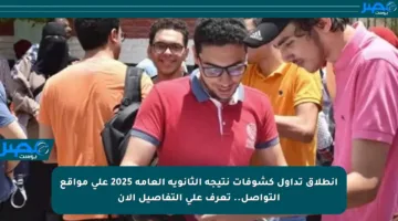 انطلاق تداول كشوفات نتيجة الثانوية العامة 2025 على مواقع التواصل.. تعرف على التفاصيل الآن